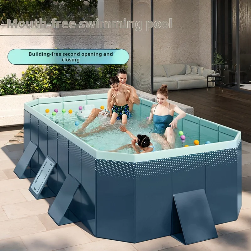 Hot Selling Rectangular Swimming Pool Portable Large Swimming Pool For Adults and Kids Outdoor Pvc Swimming Pool