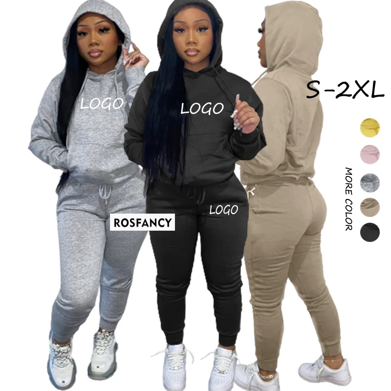 Wholesale Training Wear 2 Piece Set Track Suit Zipper Tracksuits Women Sweat Jogging Suits