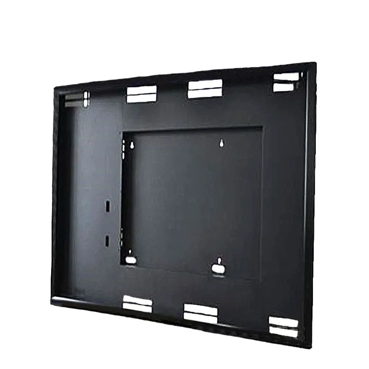 OEM Vacuum Forming Plastic Products For TV LCD Plastic Back Cover Black TV Back Cover