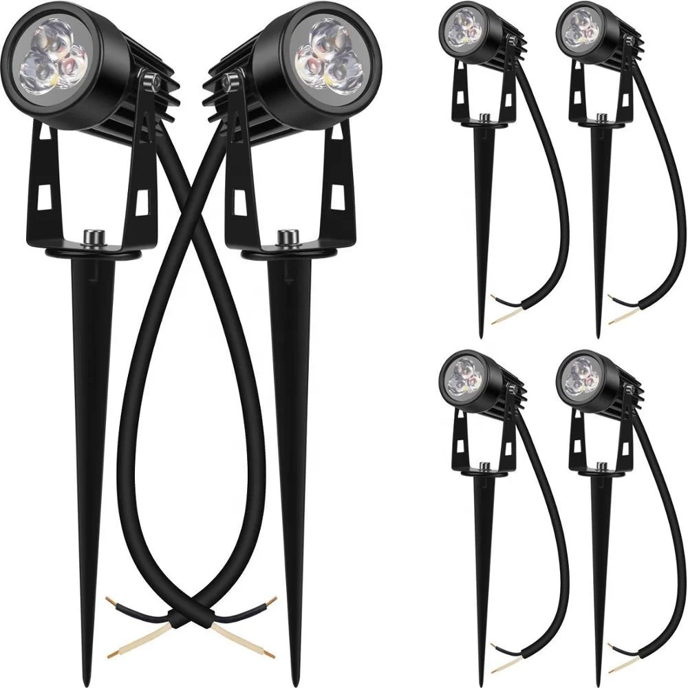 3W 12V Landscape Light Outdoor Garden Light IP65 Aluminum LED Lawn Spike Lights
