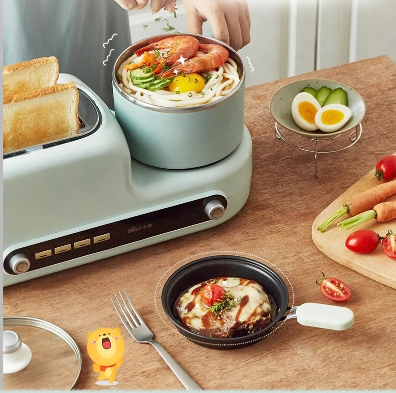 
The hottest selling three in one breakfast machine multi functional baking machine 