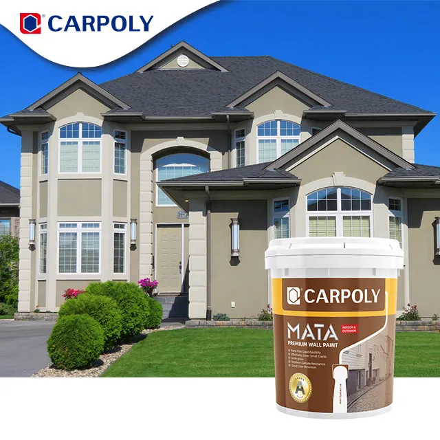 
CARPOLY Acrylic Emulsion Exterior wall paint applicable to the residences hotels project 