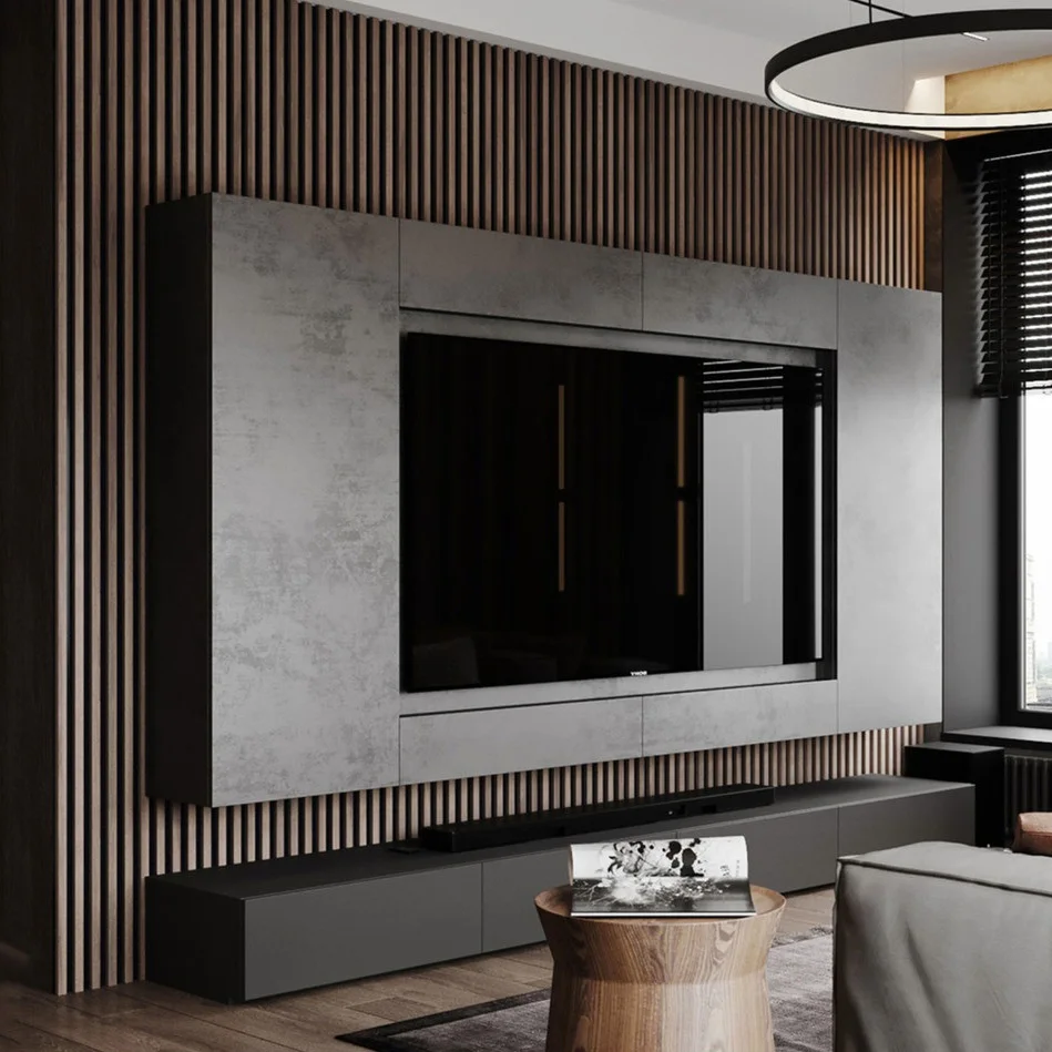 Деревянная рифленая настенная панель из массива ореха, деревянные рельсы