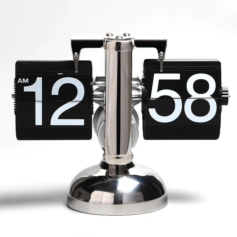 European Best-Selling Vintage Retro Flip Clock Home Minimalist Design