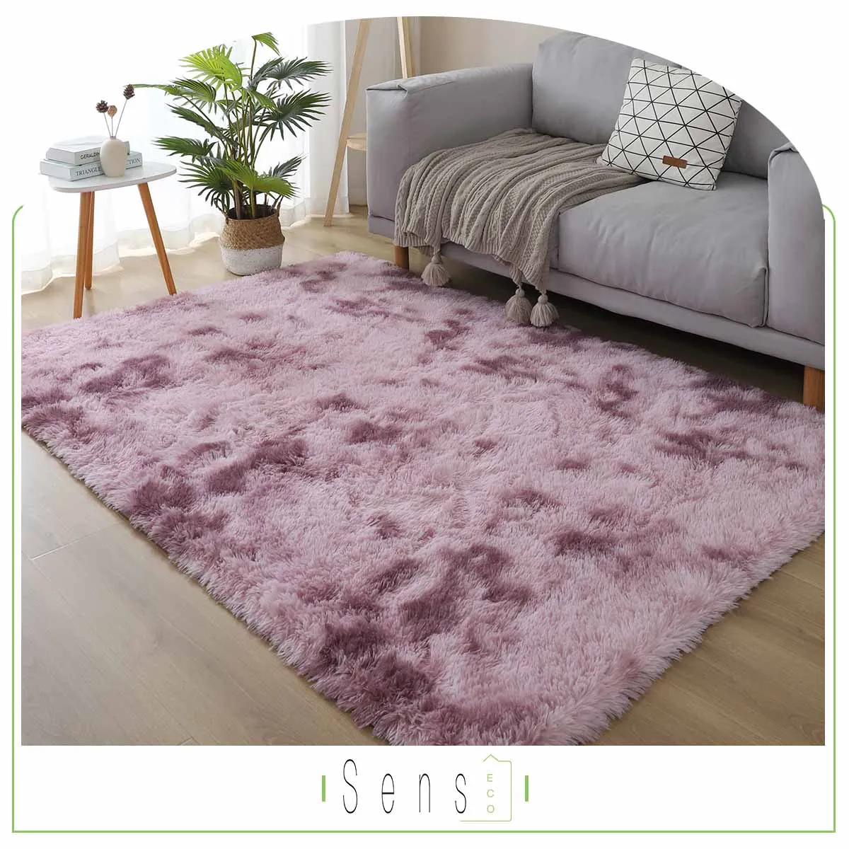 New Design Polyester Shaggy Rugs Tufted Plush Carpet Manufacturer Floor Plush Velvet Carpet Tie Dye In Living Room