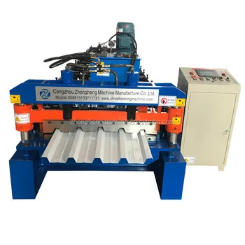 Deck Trapezoidal Ibr Roof Wall Panel Production Line Cold Roll Forming Making Machine