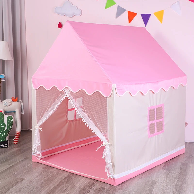 High Quality Classic Kid Toy Tent Nontoxic House Baby Tent Foldable Teepee Tents For Kids