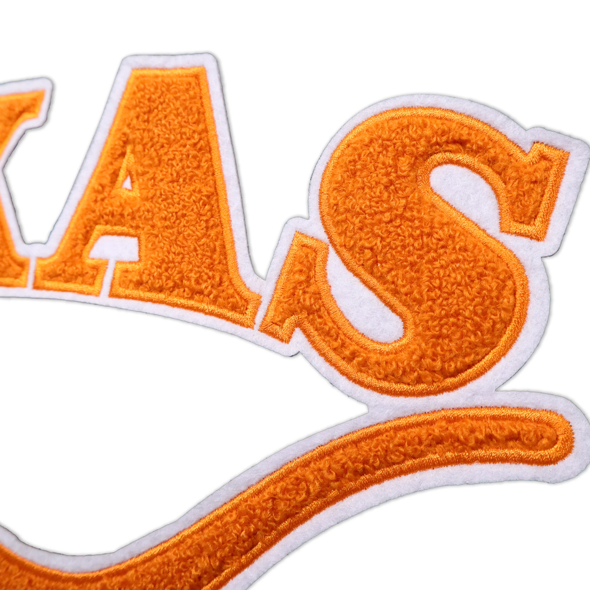 Customized Chenille Embroidered Letter Patch Iron On Patches Chenille Patches