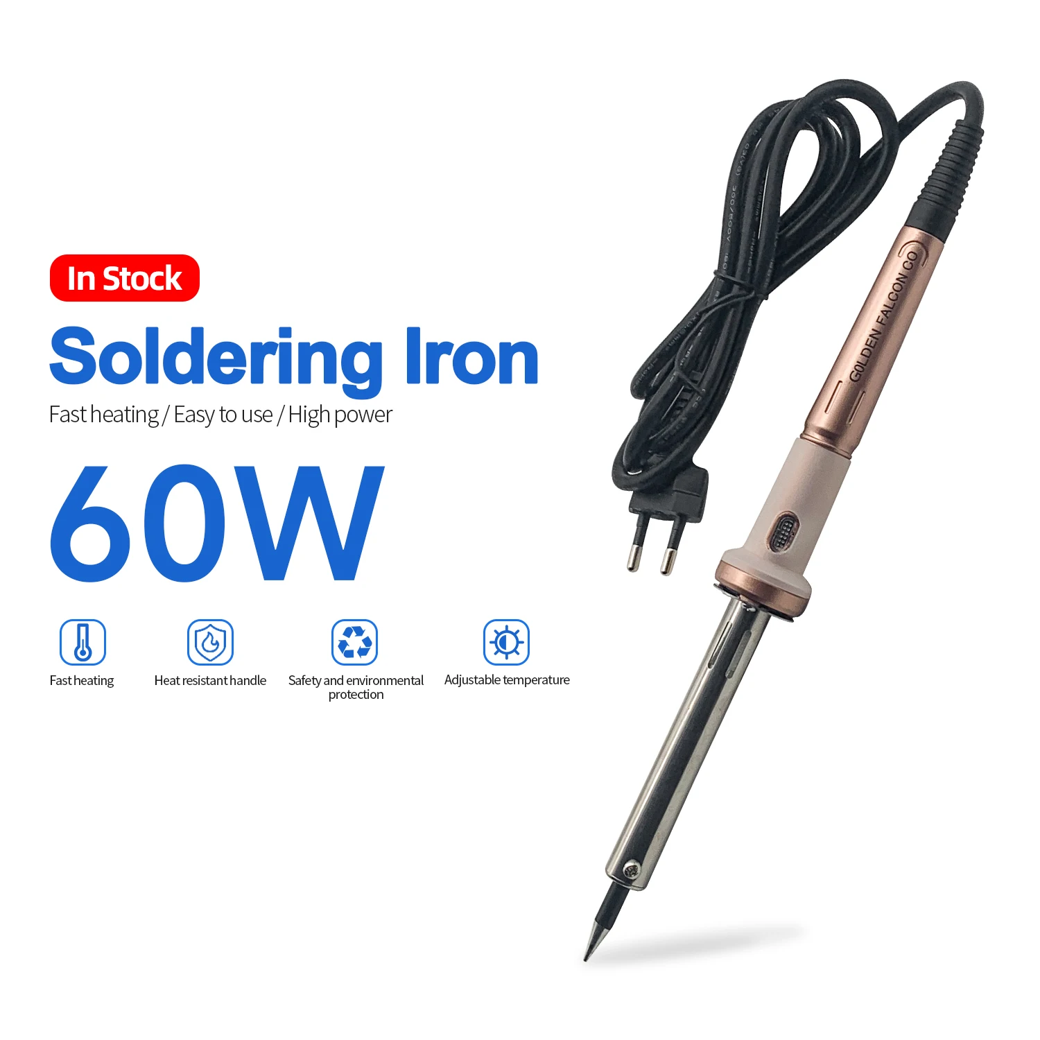 Long life digital soldering iron 60W Fast heating welding repair tool ceramic heating