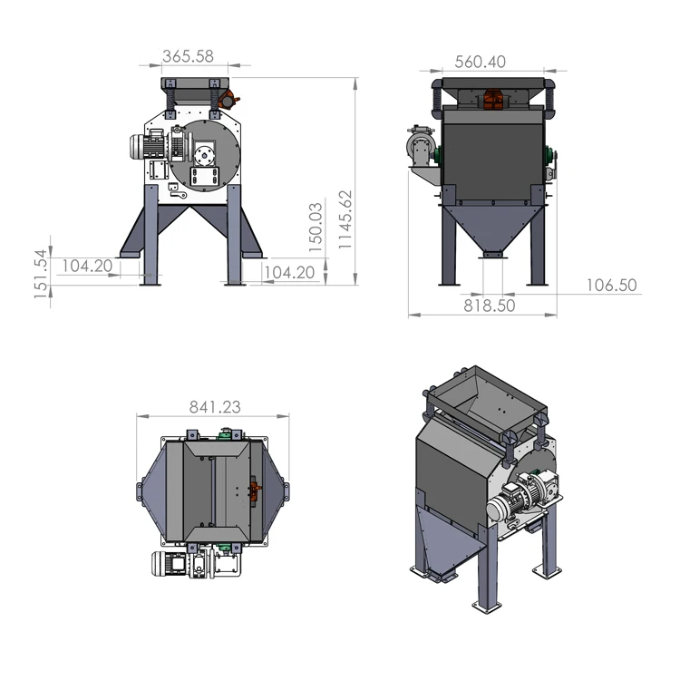 Sand Dry High Strength Permanent Magnet Iron Remover Iron shavings and aluminum separators