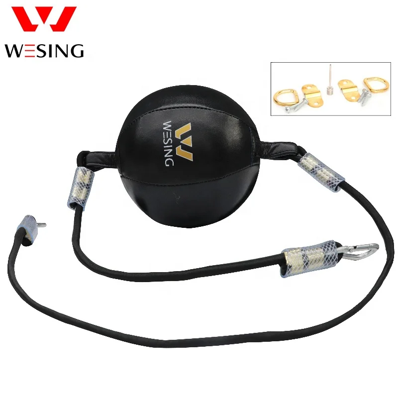 Wesing Custom Speed Bag Boxing Punching Reflex Ball Wall Mount Leather Boxing Speed Bag