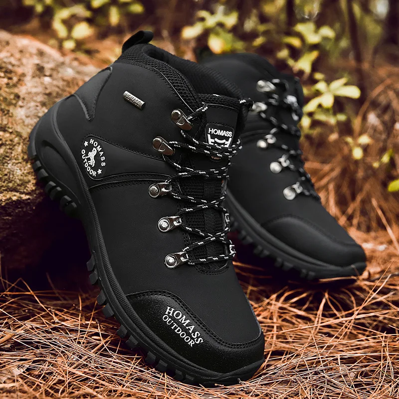 Cheap Price Hiking Shoes Men Outdoor Boots Waterproof Winter High Top Mountain Climbing Sneakers Hunting Boots For Men Trainers