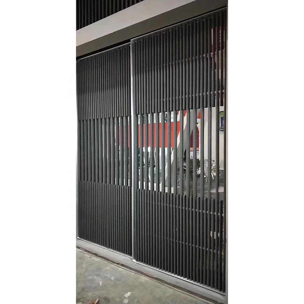 New Design House Decorative Grill Design Value Aluminum Sliding Glass Doors Style With Lock
