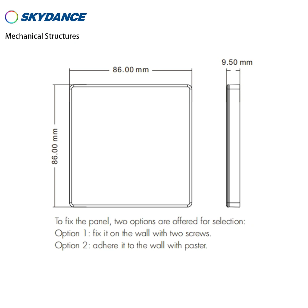 Настенная Сенсорная панель Skydance 4 зоны 1-5 цветов 2 г пульт дистанционного управления (батарея CR2032) для затемнения CCT RGB/RGBW RGB +