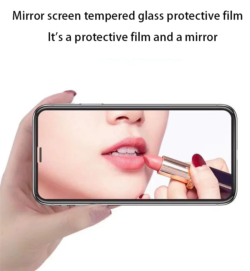 8d mirror mobile phone for iphone 14 pro max Anti Spy Anti Blue Light HD tempered glass screen protector privacy 14 pro max