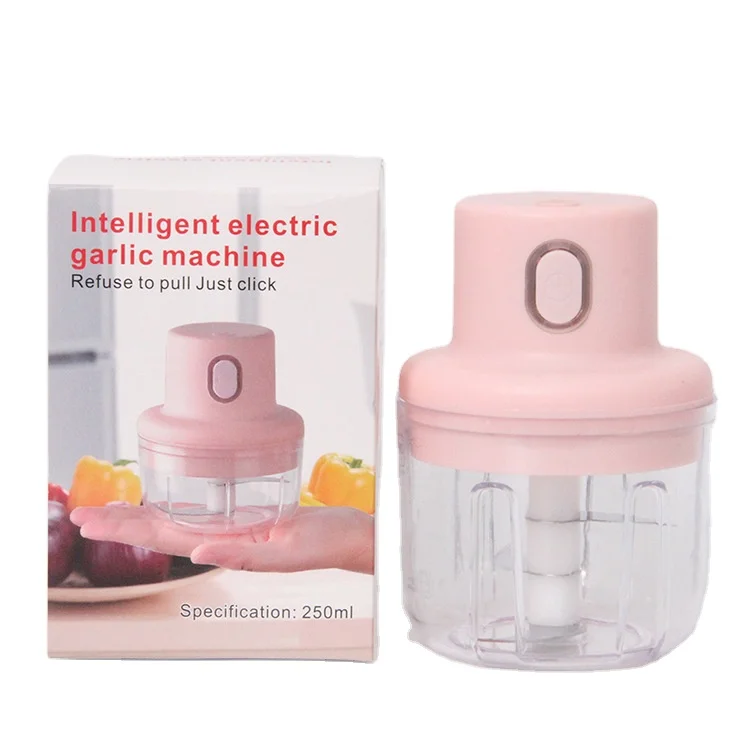 Mini wireless charging household portable electric garlic mashergarlic blender garlic beater 250ML