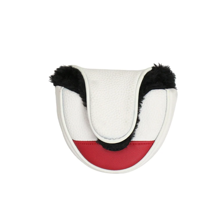 JASBAO Golf Custom Colors Leather Golf Club Headcover Golf Mallet Putter Covers