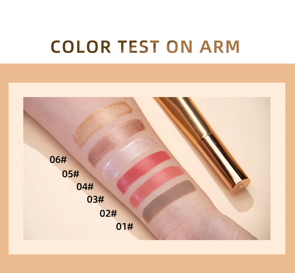 Private Label Liquid Blush Contouring Makeup Highlighter Waterproof Liquid Contour Highlighter Blushers