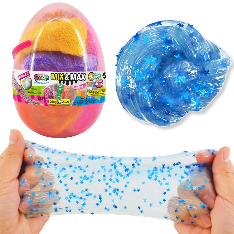 Istudio Oem  Non-Toxic Educational Diy Toy Slime For Egg 6 Colors Amkaing  Stress Relief Cute Egg Slime