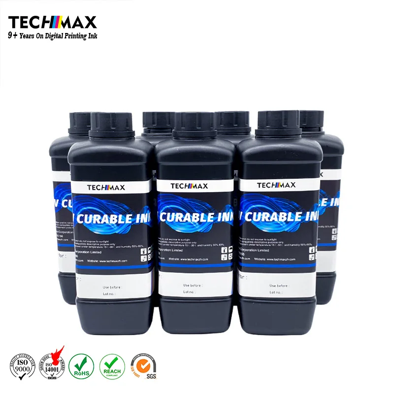 Techmax УФ-чернила для ricoh gen 5 cmyk