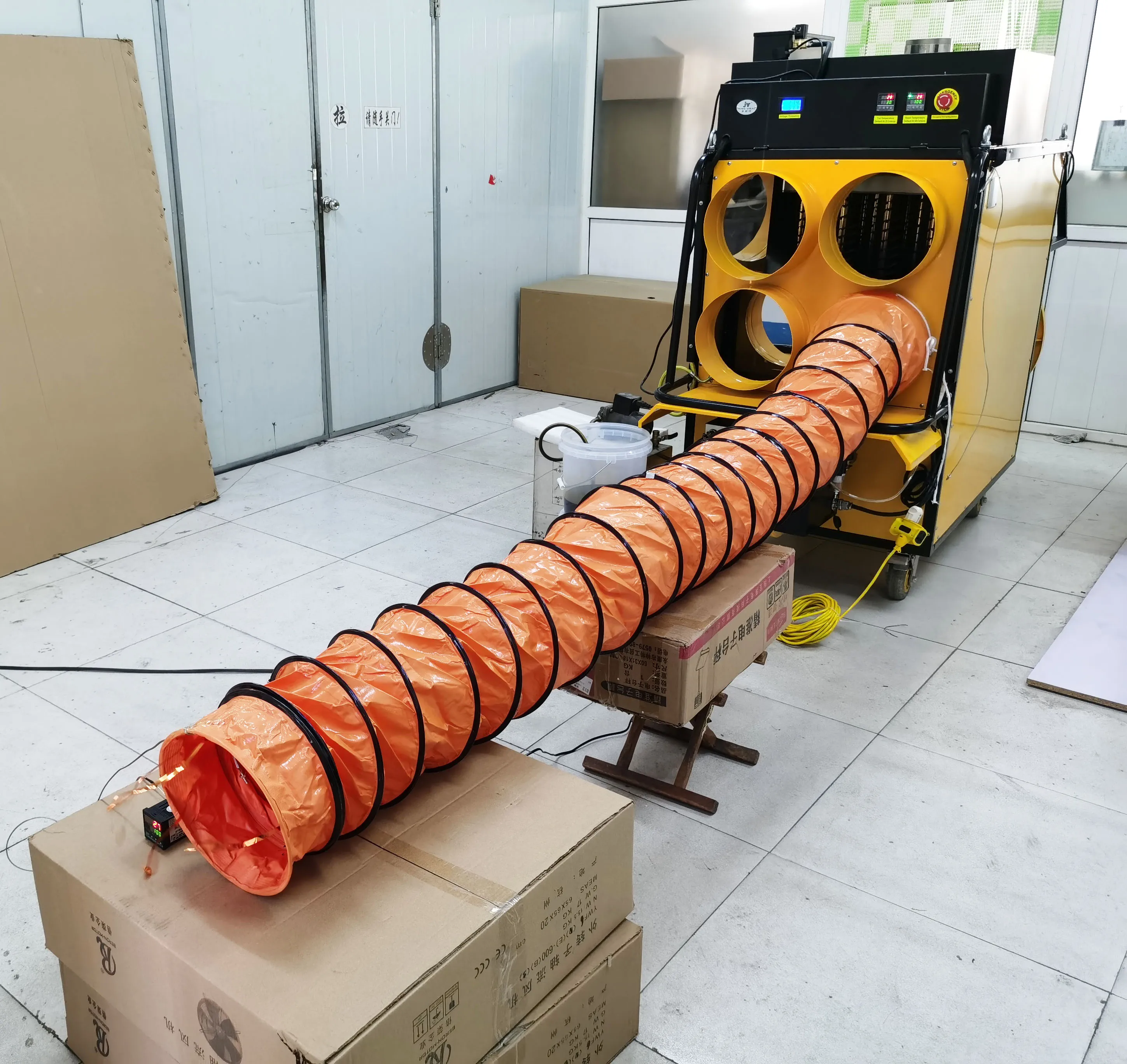 Wood Dryer 100C KVH6000 Hot Air Generator With Waste Engine Oil