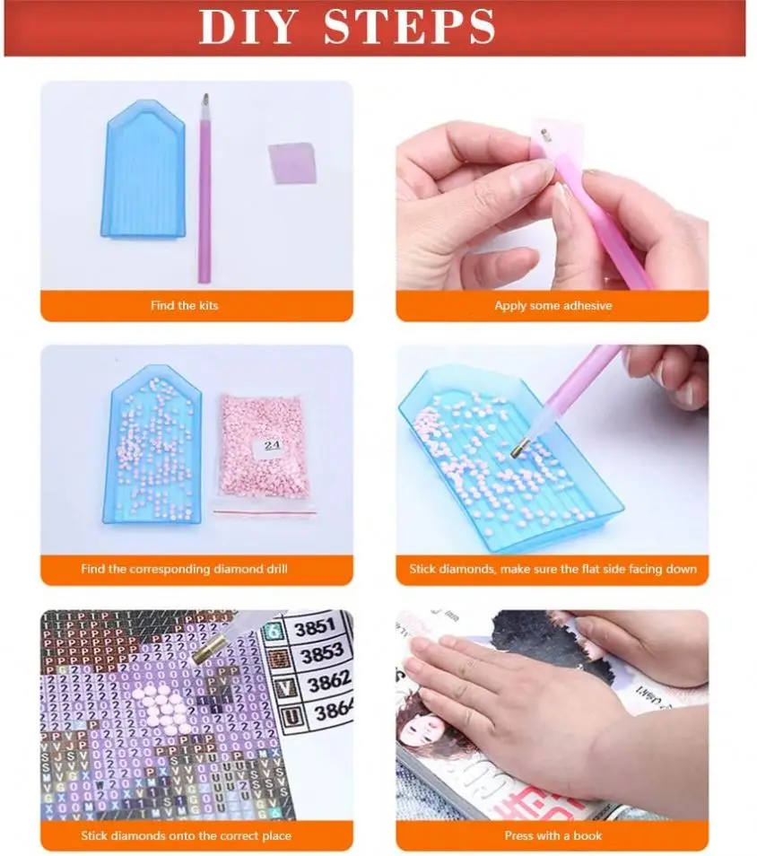 Горячая Распродажа, дропшиппинг, 5D алмазная живопись для женщин с несколькими узорами