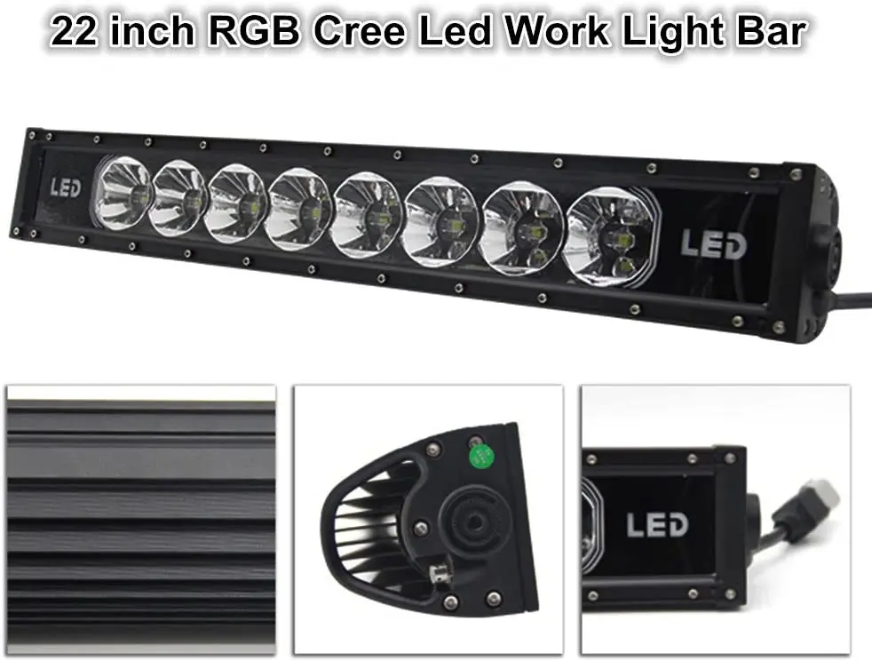 SANYOU 12 В 24 внедорожник RGB светодиодные рабочие огни 7D линзы высокие Люмены автомобильная светодиодная световая