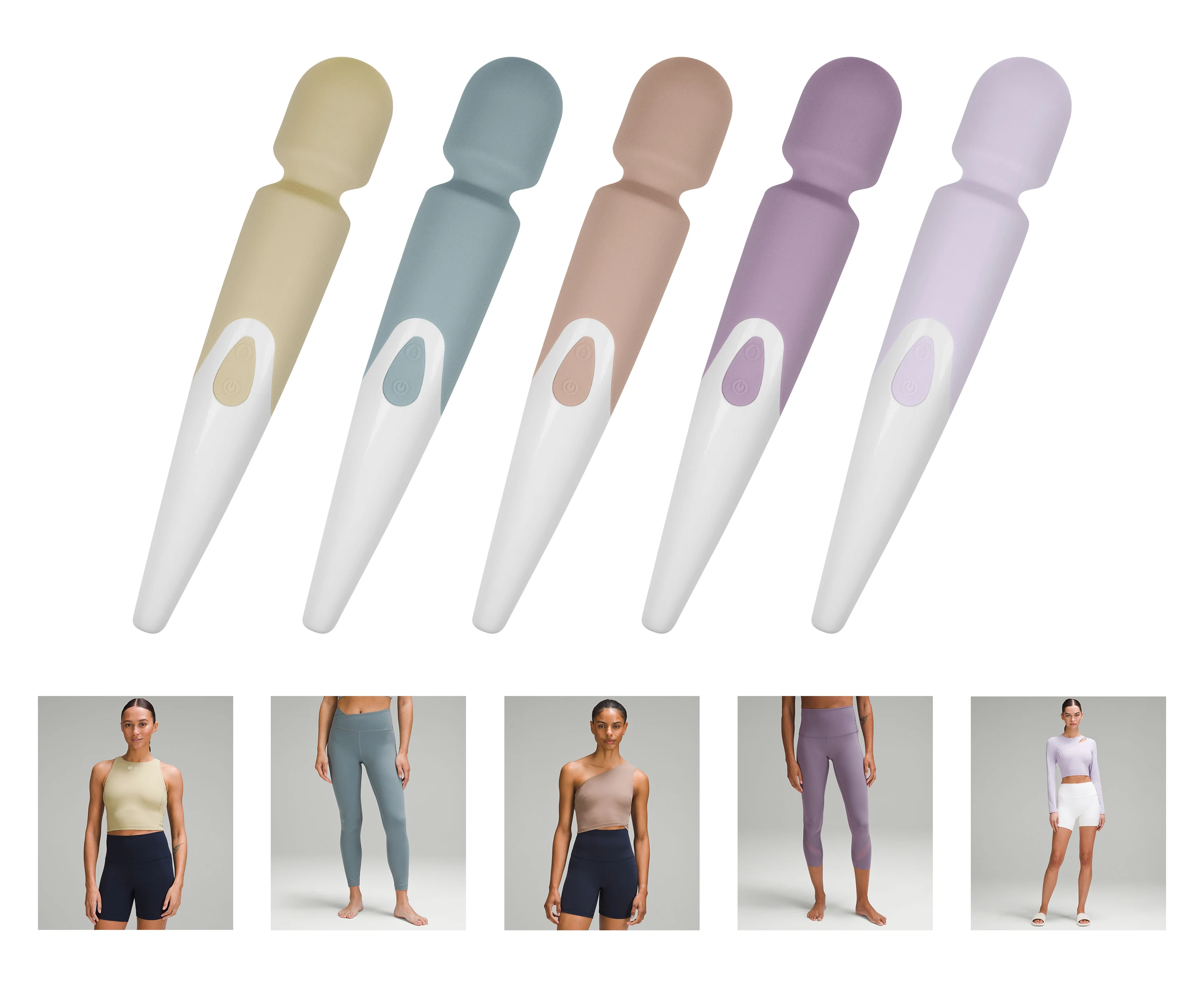 Rechargeable wand massager vibrator wand sex toy, cordless clit stimulator vibe for women