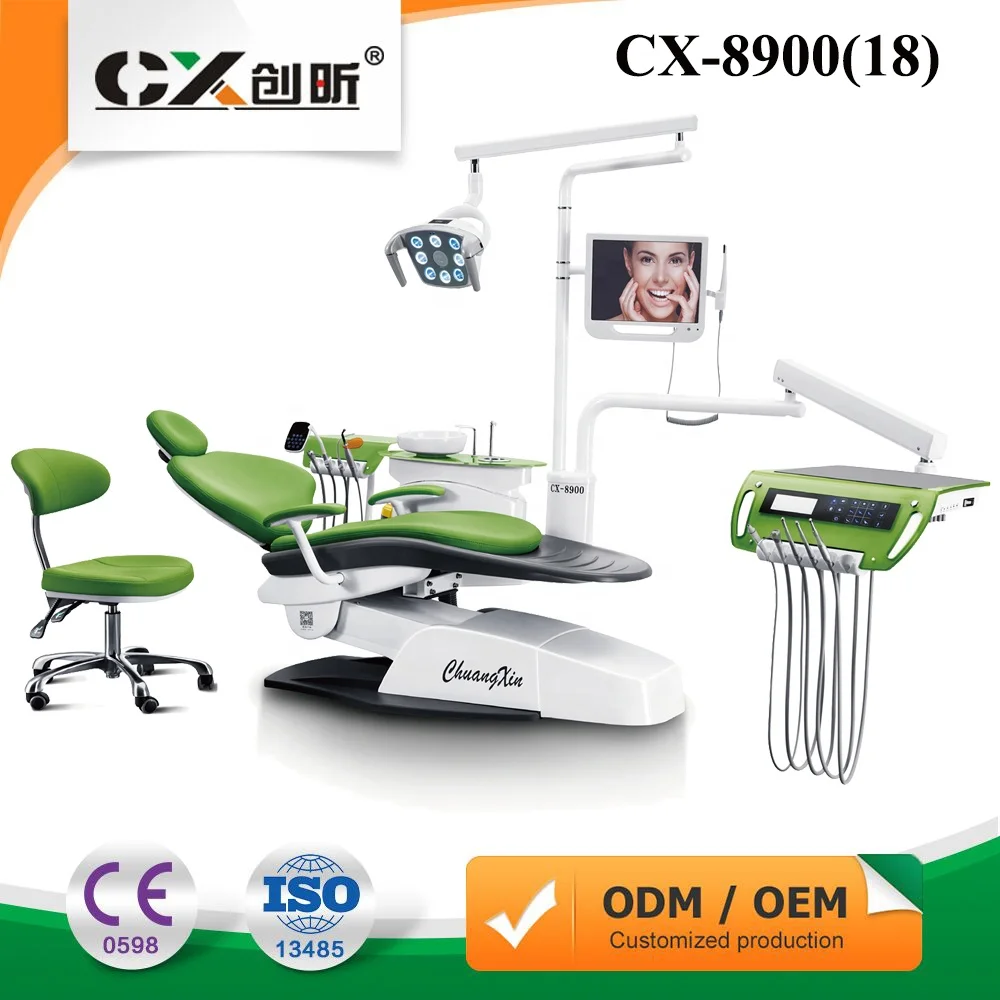 Manufacturer CE ISO Newest Style Dental Unit Fashion Design   Dental Chair Factory CX-8900(18)