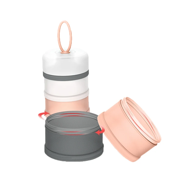 
Baby milk powder box manufacturers wholesale 2019 new plastic sealed container set with lid baby food storage 