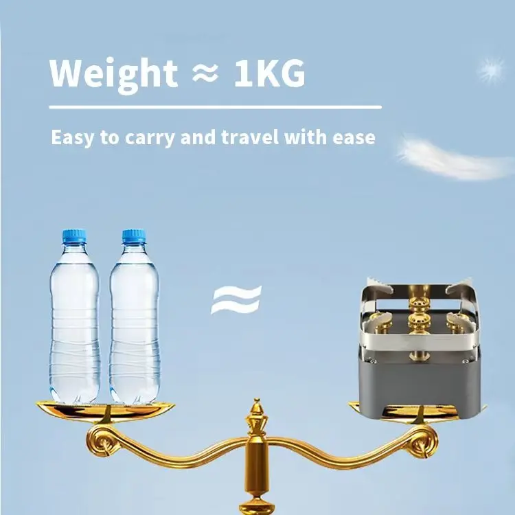 High Quality Camping Portable Backpacking Propane Butane Powerful Outdoor Windproof Gas Stove for Hiking Picnic Emergency Stove