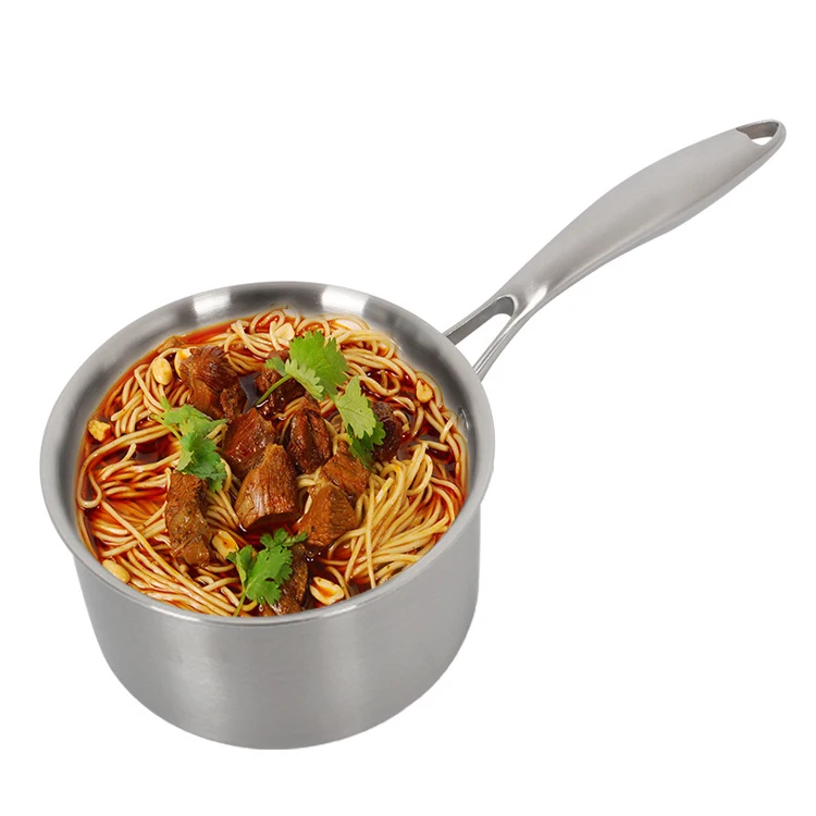 Best Quality mini triply stainless steel soup pot saucepan milk pot