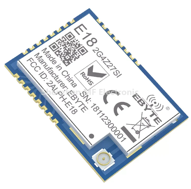 Original ZigBee Wireless Module CC2530 E18-2G4Z27SI 2.4GHz SMD IPEX I/O 27dBm 2.5km Long Distance For Io Smart Farm