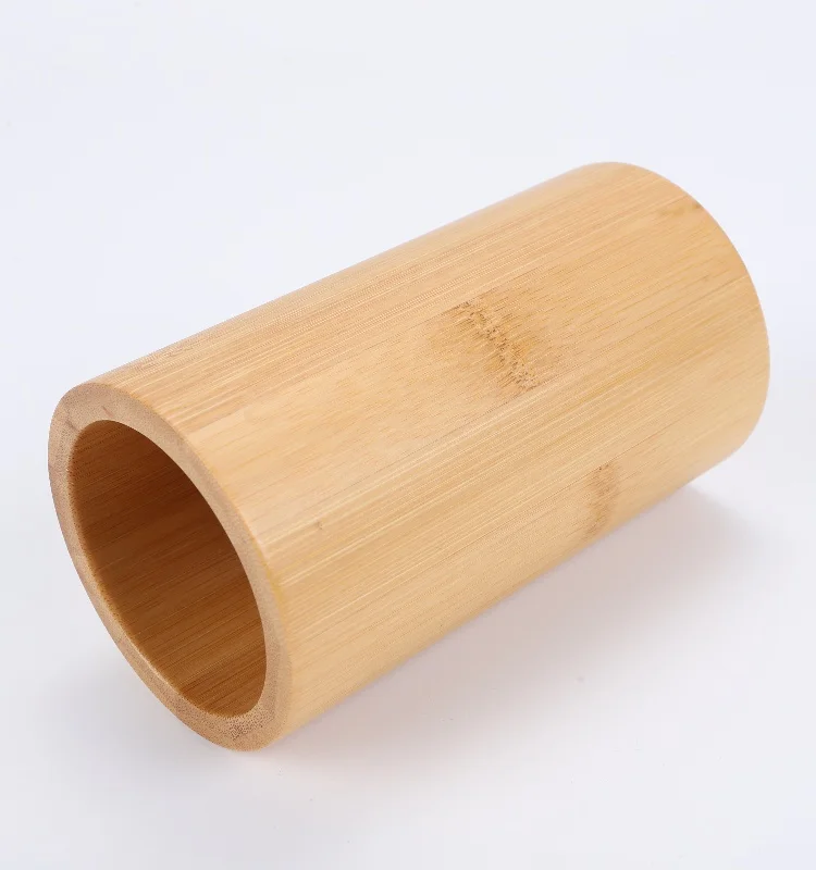 Hot sale Bamboo multifunctional Customized commercial chopsticks barrel for pencil cosmetics