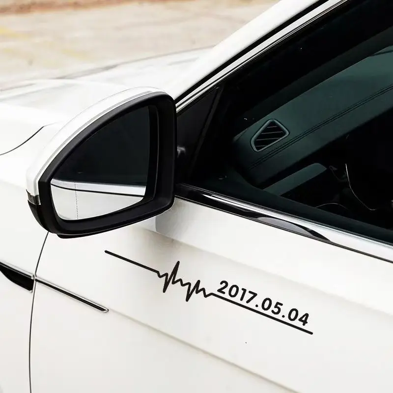 Декоративная наклейка для автомобиля с клеем двери окна