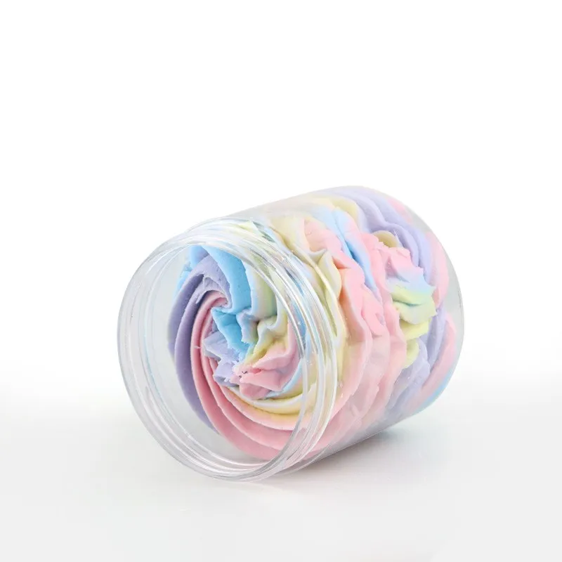 Plant Extracts Gentle Bath Cream Soap Exfoliating Cleansing Skin Scrub 200g Body Butter Cream Wholesale