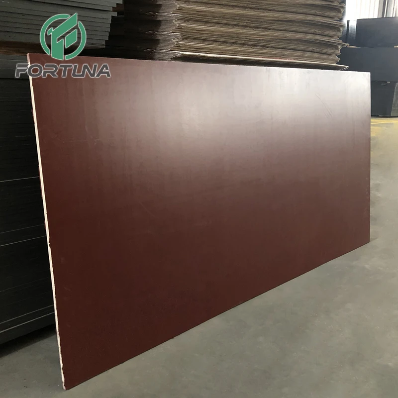 Phenolic waterproof film faced plywood 3/4  concrete formwork  system  black film faced plywood