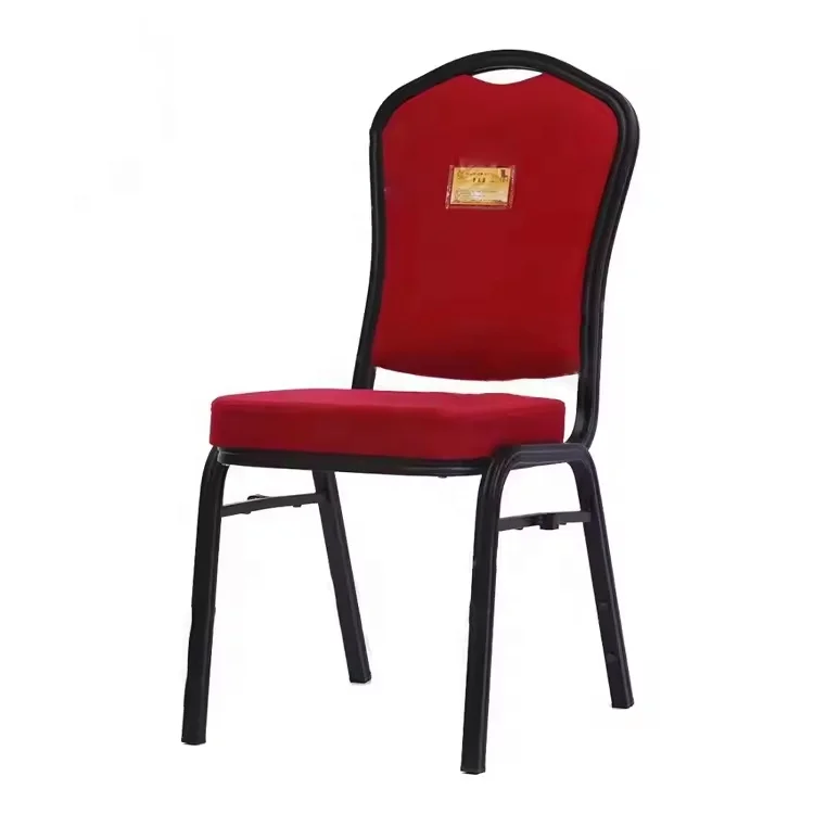 Commercial Conference Hall Chair Stackable Chrome Vip Aluminum Event Hotel Banquet Hospitality Chairs for Events Wedding Party