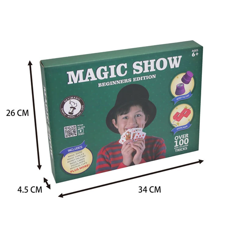 2020 new arrivals Magic Trick Kit toys for kid gift with good price over 100 tricks Thumb tip magic items