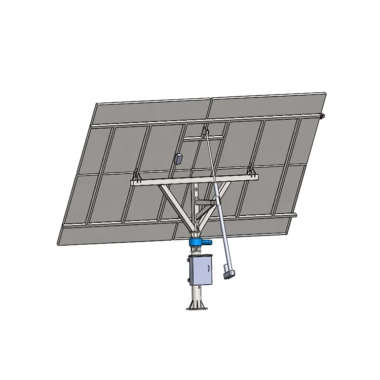 Cheap sun tracking solar panel array system roof pole mounted 1 axis with motor for Bermuda power  5000w 5kva 8kw 10kw 15kw 20kw