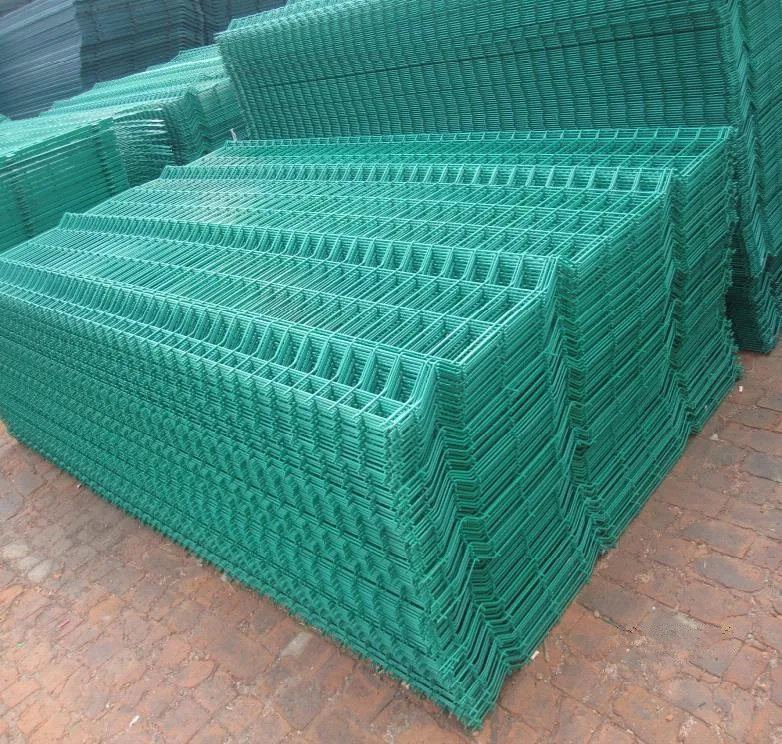 Iron Wire Mesh Fence Galvanized Welded Panel 2x2 Pvc Coated Mesh Panels Metal Steel Garden Fence Security Fences Powder Coated