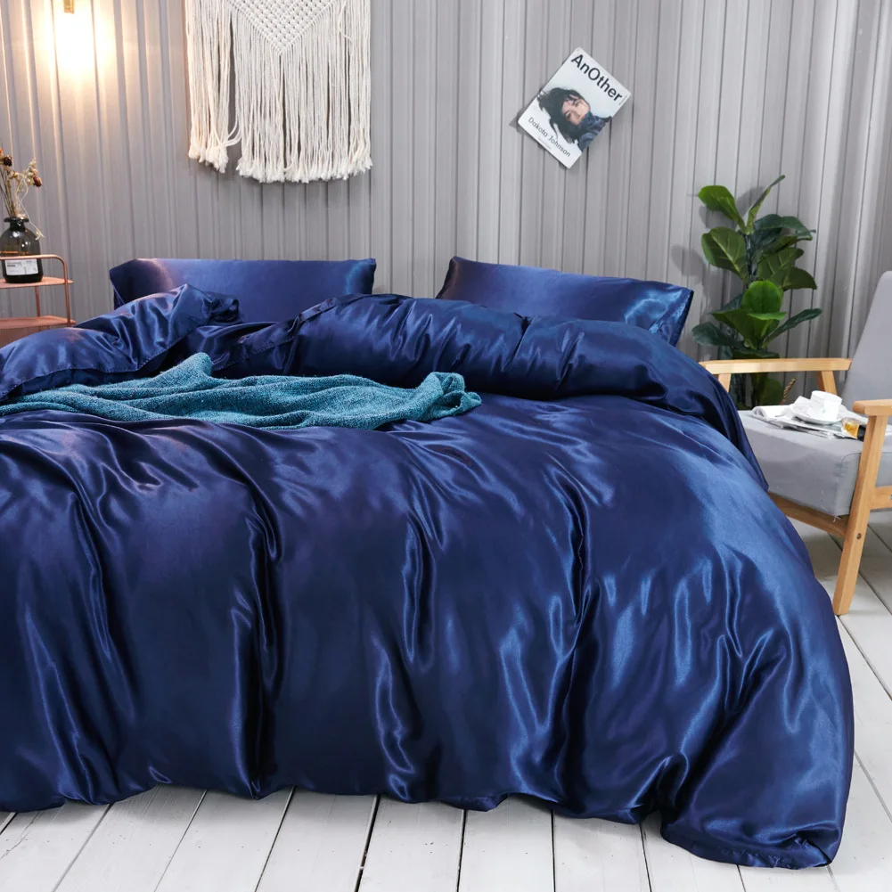 Wholesale Home Textiles Bedding Sets Silk Bedding Set King Size Luxury