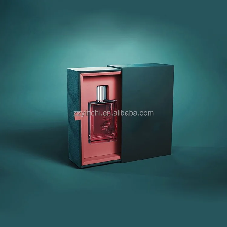 Оптовая продажа черная твердая бумага косметическая упаковка пустая жесткая коробка для духов индивидуальный логотип роскошный подарок флакон
