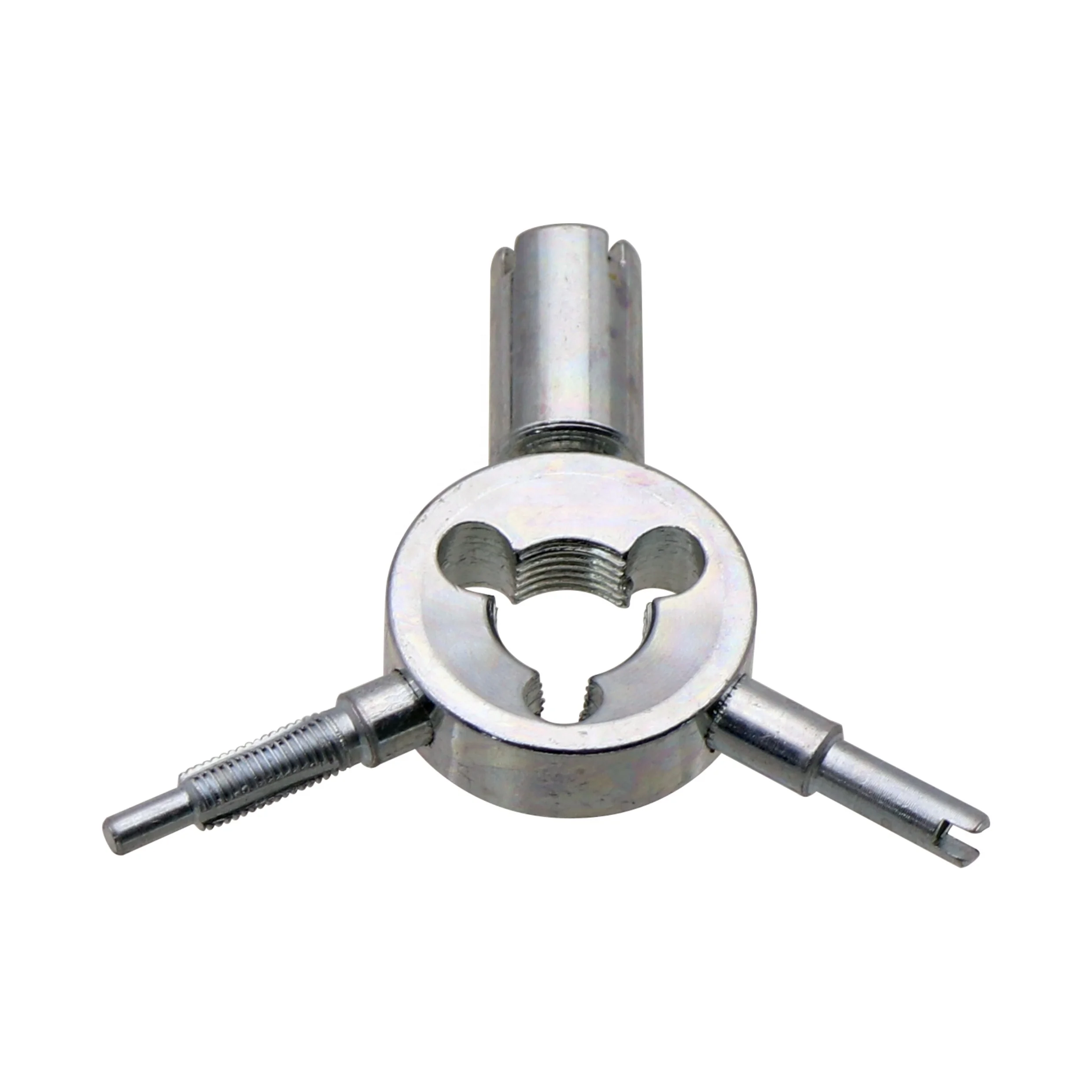 Y STYLE 4-in-1 Valve Tool Rethread Inside & Outside of Valve Stem Install / Remove Valve Core Standard or Large Bore Tire Repair