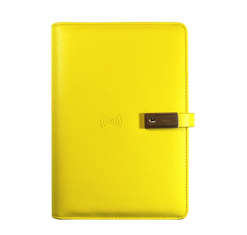 
FRONT wholesale 2020 diary with powerbank notebook wireless multifunctional 16G usb notebooks 