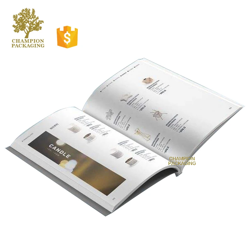 Индивидуальный идеальный переплет, дешевый журнал, печать брошюр, печать каталога