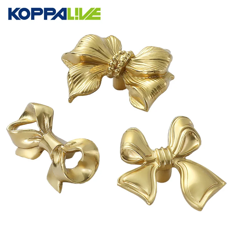 Медная креативная ручка с бантом