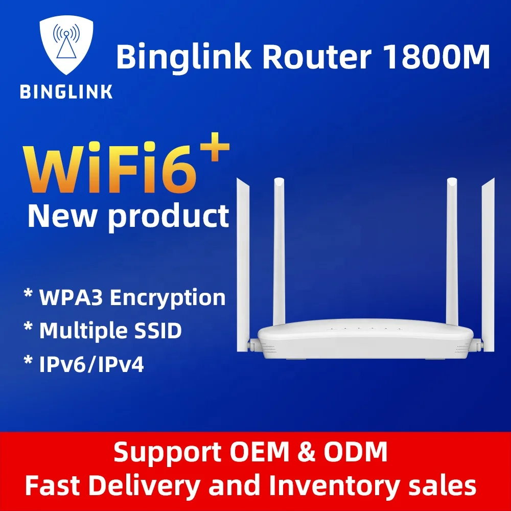 
New High Speed 1800Mbps Gigabit Wireless wifi 6 Routers 802.11ax 2.4G 5G Dual Frequency Wifi6 Mesh Router repeater 