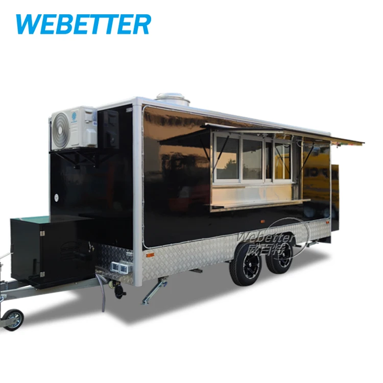 WEBETTER Custom Dining Trucks Hotdog Cart Food Truck Street Sandwich Concession Food Trailer Ice Cream Catering Truck Trailer