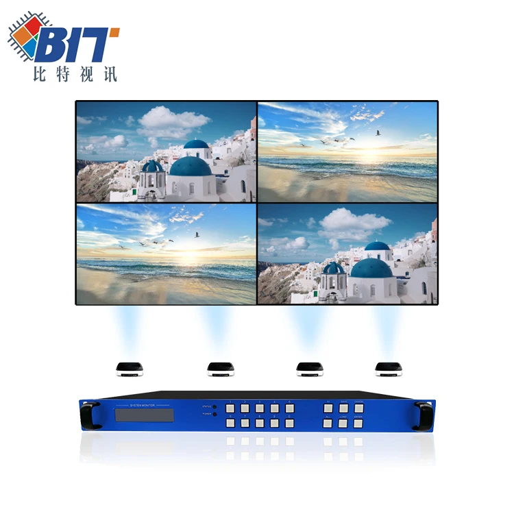 Bitvisus 4 channels hdmi switcher all-digital 4k matrix switcher
